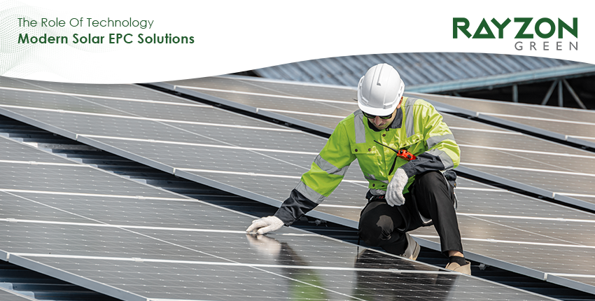 Modern technology in solar EPC solutions with AI and IoT by Rayzon Green